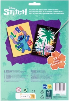 Kratzen Sie Bilder von Stitch für kreativen Spaß