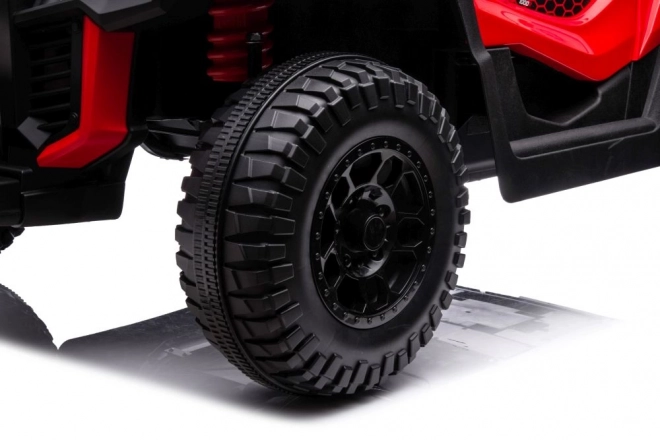 Red Battery Operated Ride-On Car 4x4