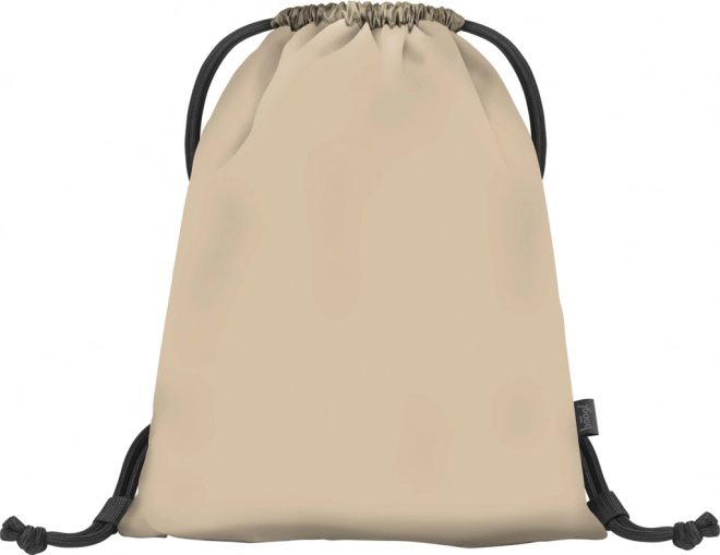 Baagl Beige Drawstring Bag