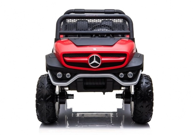 Battery Powered Mercedes Unimog Red Ride-On Car