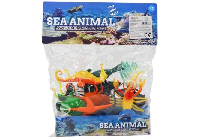 Set of Sea Animal Figures for Kids