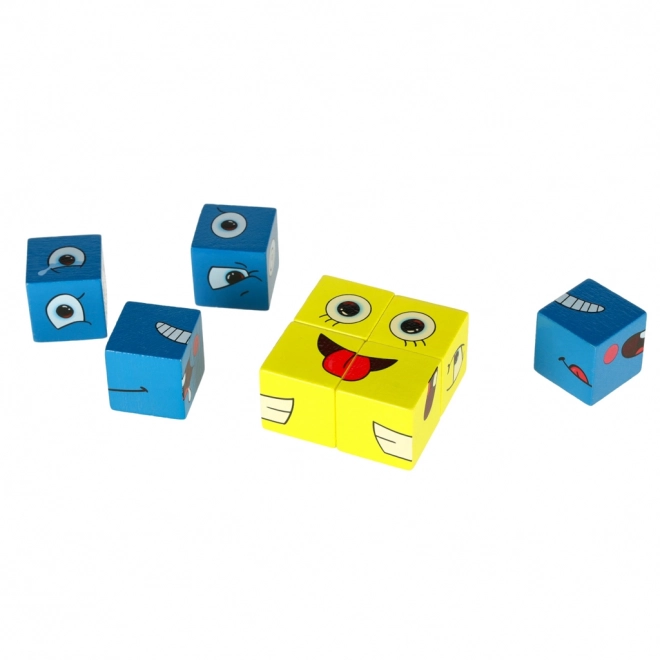 Educational Challenge Game: Emotion Learning Wooden Blocks