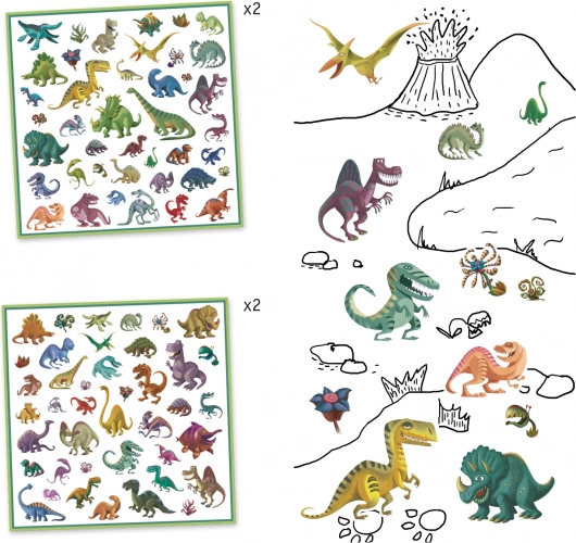 Autocollants Dinosaures