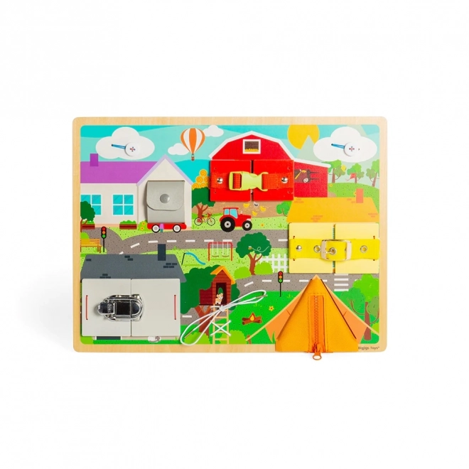 Bigjigs Toys Motor Skills Activity Board