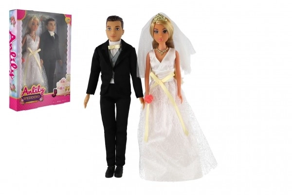 Anlily Bride and Groom Doll Set