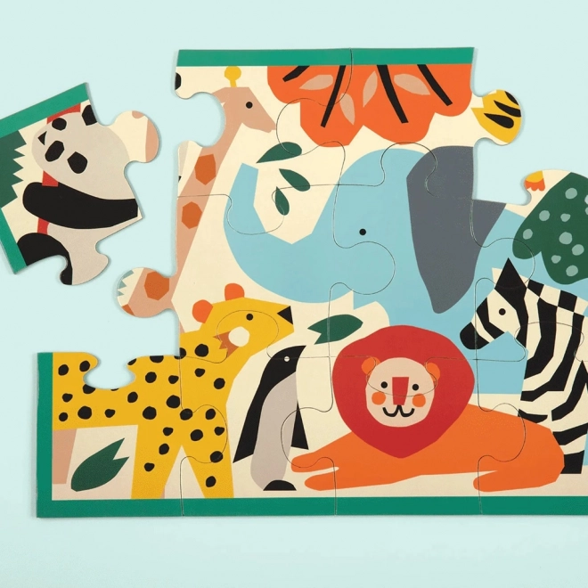 Zoo Animals Puzzle for Kids