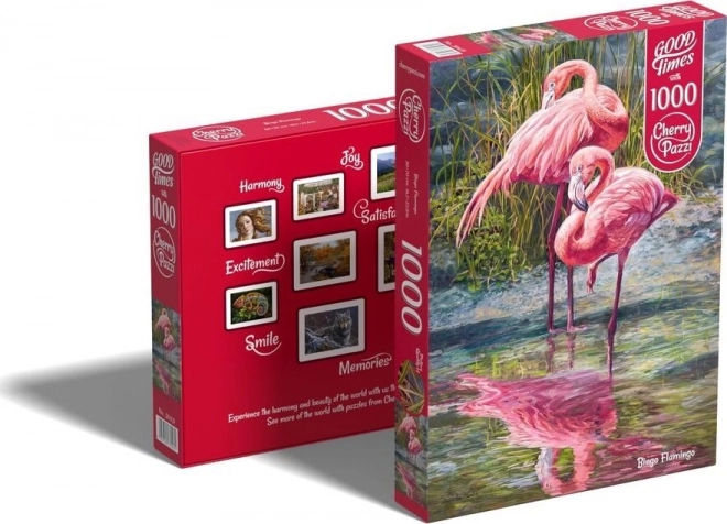 Cherry Pazzi Flamingos Puzzle 1000 Pieces