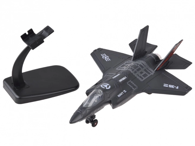 Metal Fighter Jet F-25 – Black