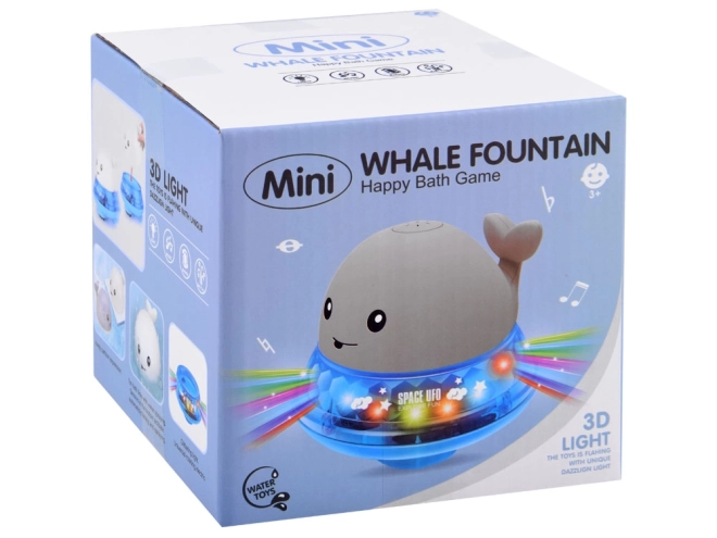 Whale Bath and Ride Toy – gray