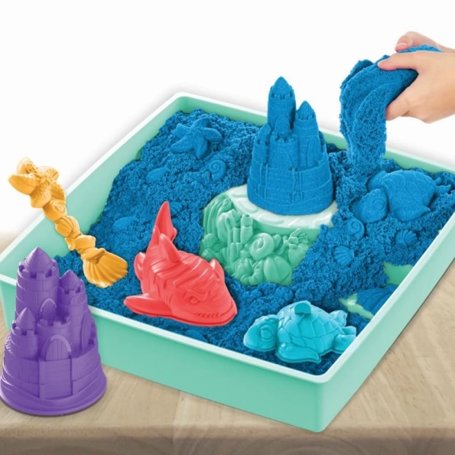 Kinetic Sand Sandbox Set Blue