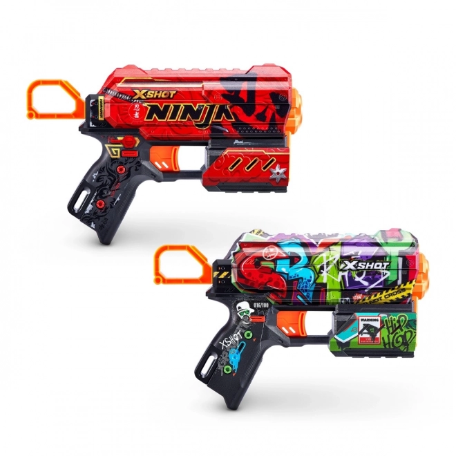 X-Shot Launcher Set with Skins Flux