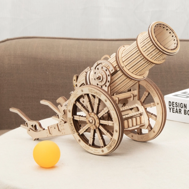 Wooden Medieval Siege Cannon 3D Puzzle