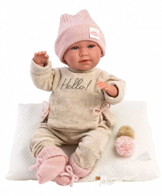 Newborn Baby Doll With Sounds - 42 cm