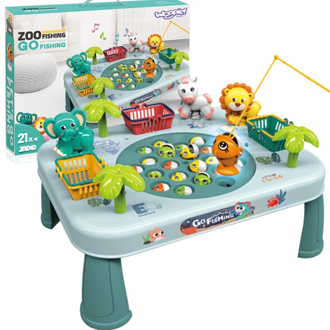 Interactive Fishing Game Table by Woopie