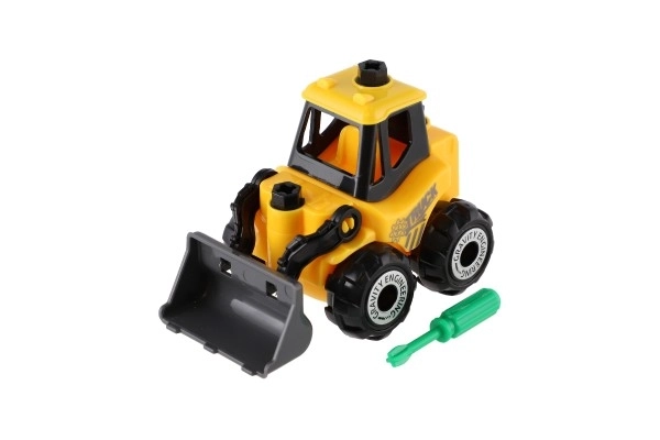 Construction Toy Vehicle with Screwdriver