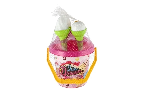 Sand Play Set with Bucket and Ice Cream Molds