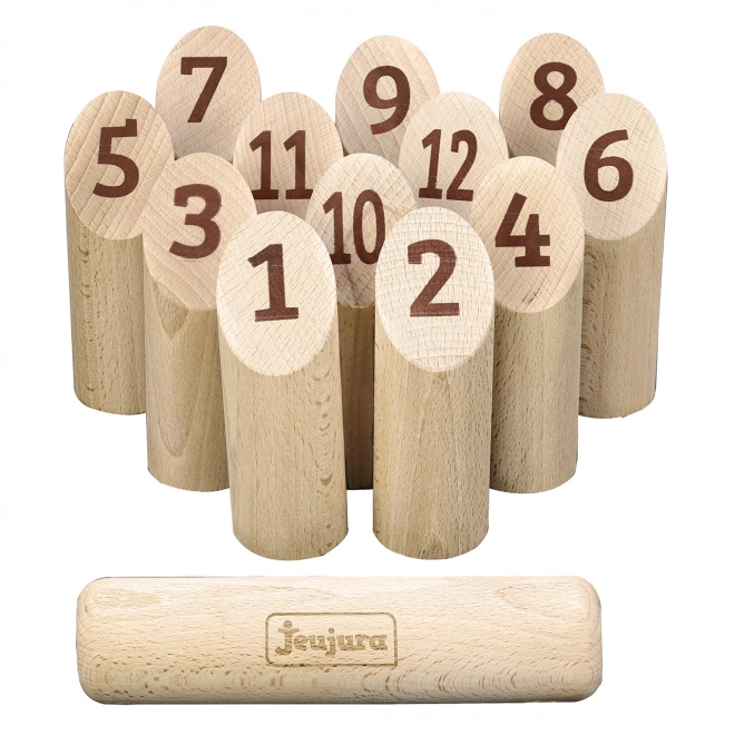 Jeujura Wooden Bowling Game