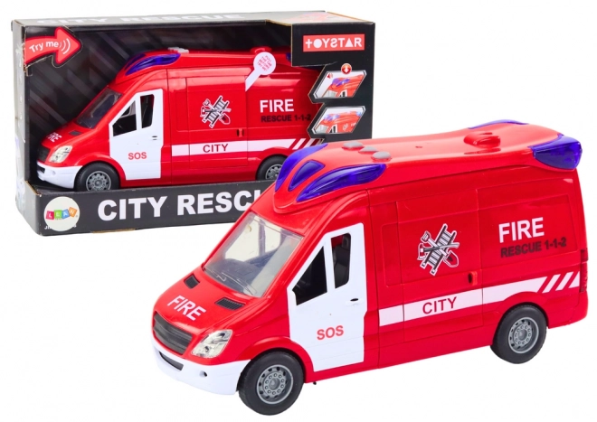 Toy Fire Truck with Lights and Sound