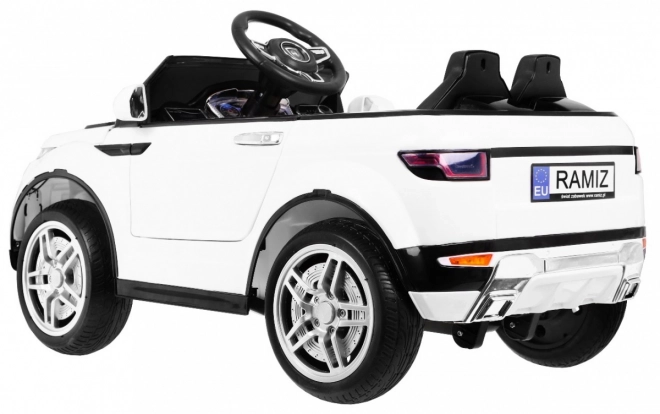 Elektrické autíčko sportovní Rapid Racer bílé