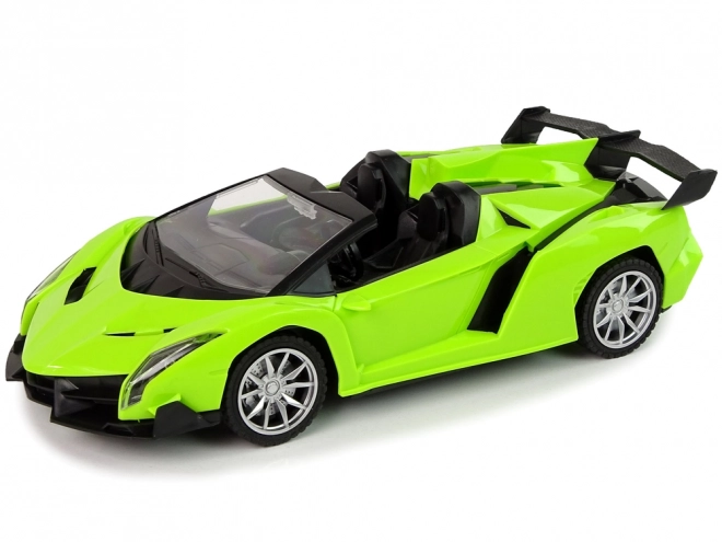 Remote Control Green Sport Car 1:18