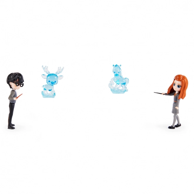 Harry Potter and Ginny with Patronus Figures