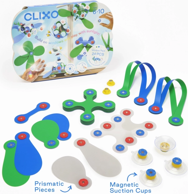 Magnetic Building Set: 24-Piece Window Set
