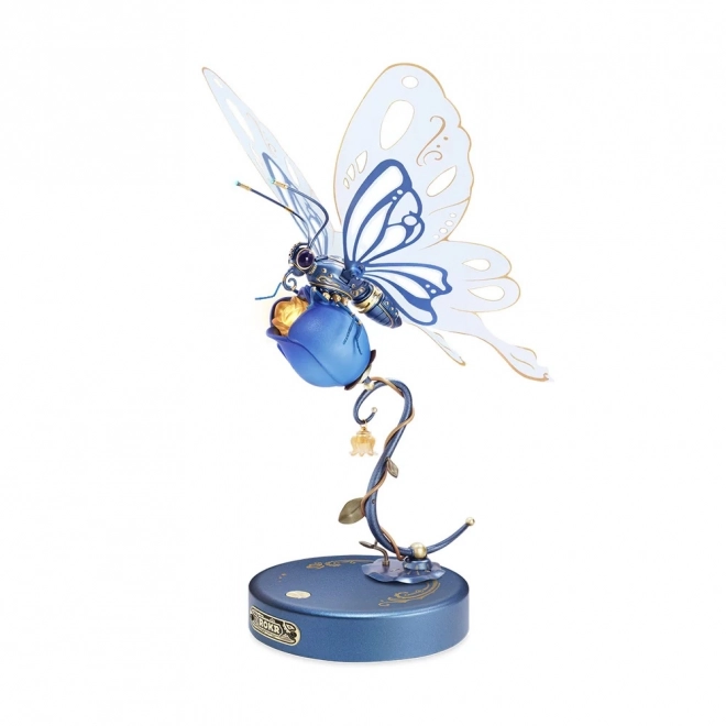 3D Mechanical Blue Butterfly Model Kit