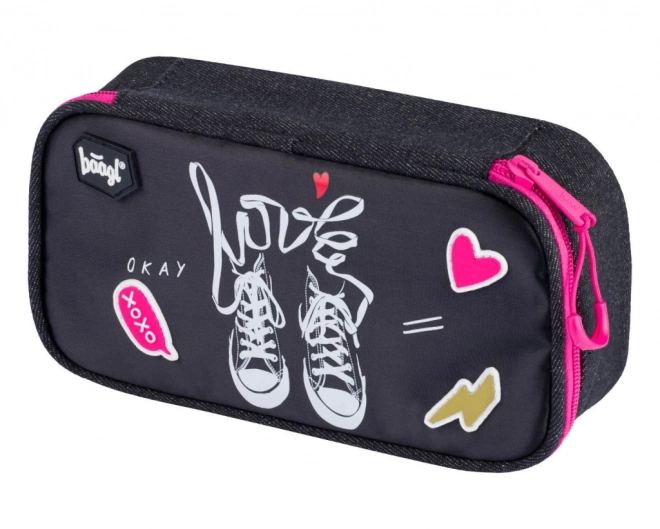 School Pencil Case Sneakers Design