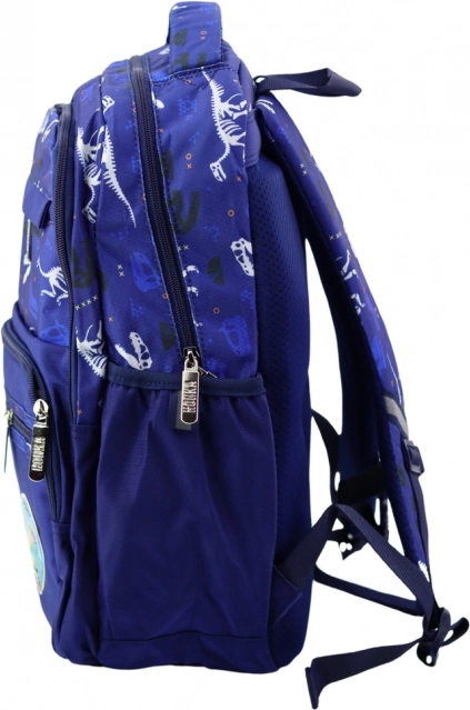 Zaino scolastico Dino T-Rex blu 20L