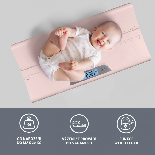 Digital Baby Scale Pink