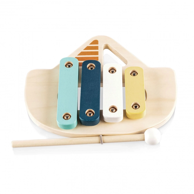 Wooden Xylophone Boat