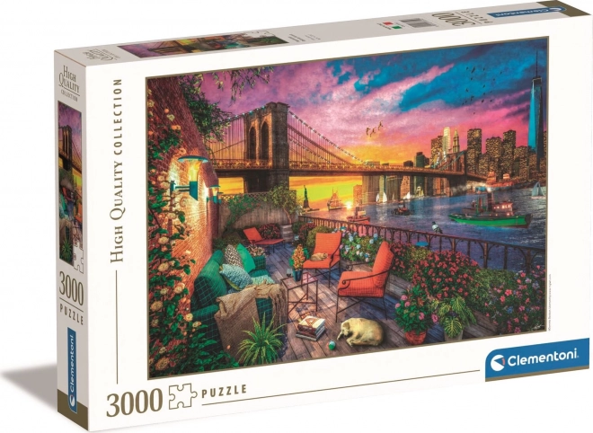 Clementoni: Puzzle Balcony in Manhattan 3000 Pieces