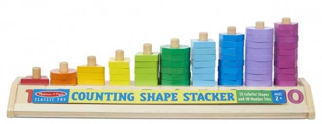 Counting Education Wooden Shapes and Colors Toy