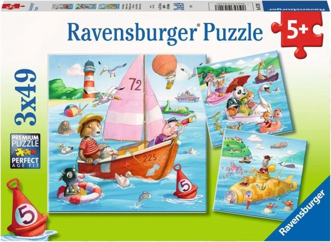 Ravensburger Animals and Watercraft Puzzle Set