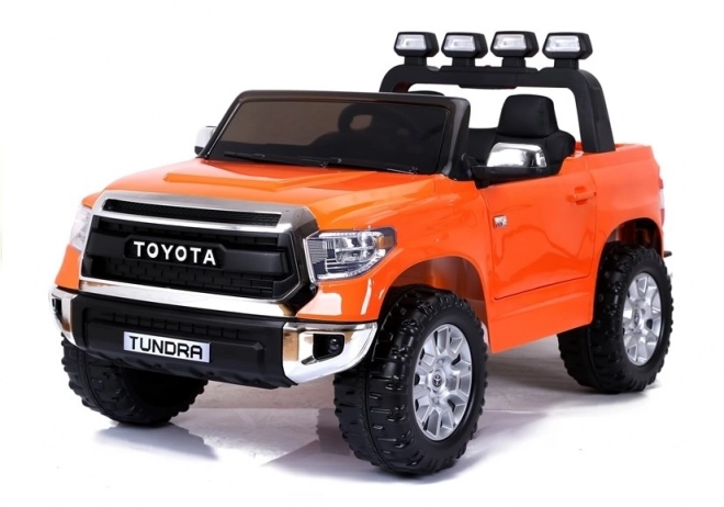 Battery Operated Orange Toyota Tundra Ride-On Car