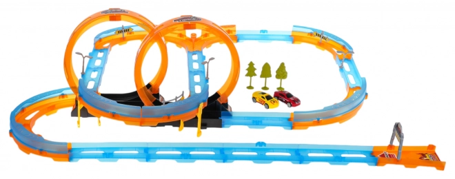 extreme racing track set with cars