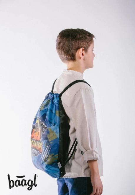 Dinosaurs World Drawstring Bag