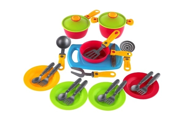 Children's Cooking Play Set with Cutting Board