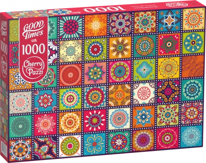 Cherry Pazzi Puzzle Squares with Ornaments 1000 Pieces