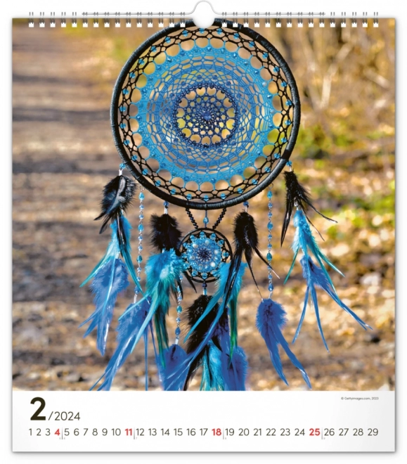 Wall Calendar Dreamcatcher 2024