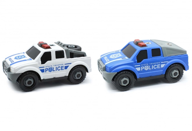 Buildable Police Pickup Truck