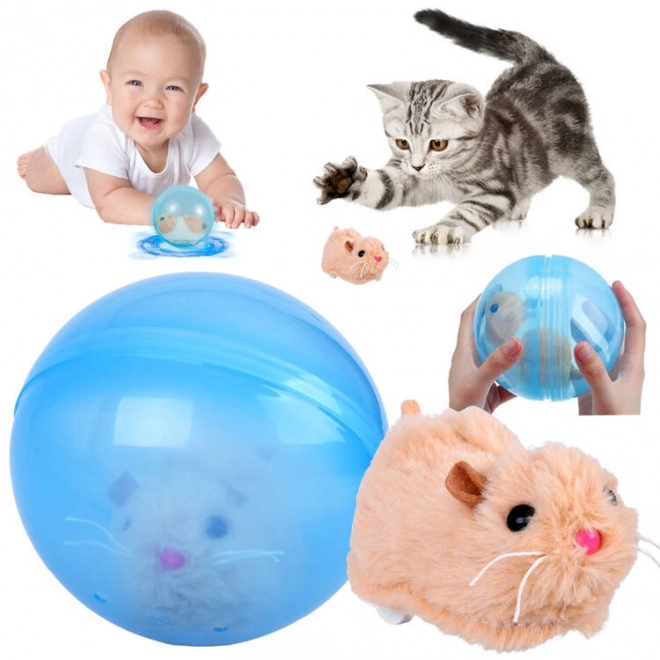 Interactive Hamster Toy in Ball