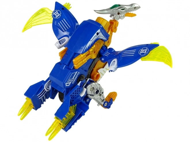 Dinobot 2-in-1 Blue Pterosaur Dart Gun