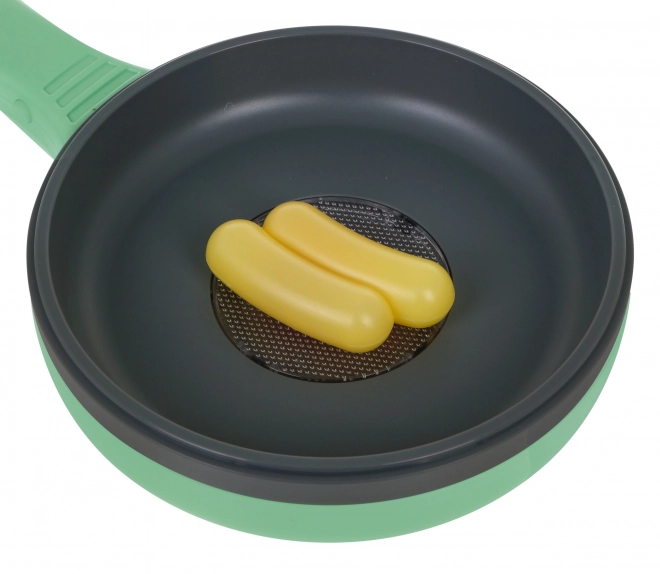 Interactive Frying Pan with Cooking Features for Kids