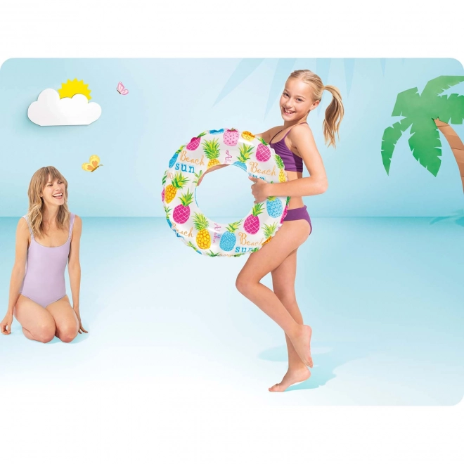 Inflatable Swim Ring with Print