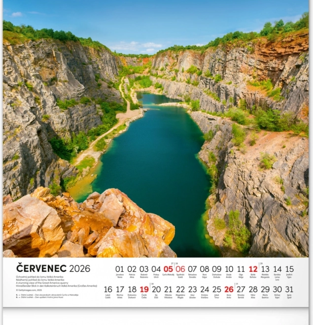 Calendario da parete Regno delle Acque 2026