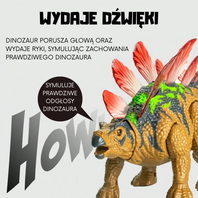 Woopie Dinozaur zdalnie sterowany RC Robot Stegozaur