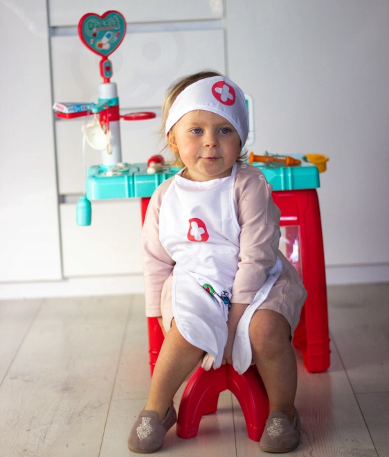 Nurse Costume with Cap for Kids