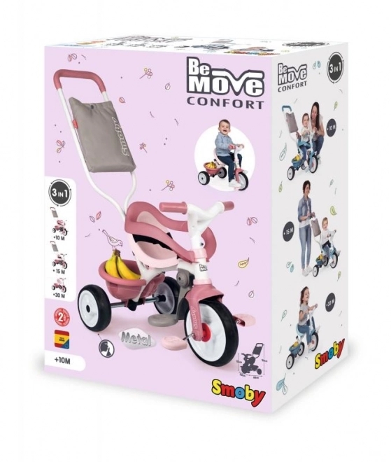 Be Move Comfort Pink Tricycle