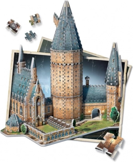 Detailed Great Hall and Hogwarts towers